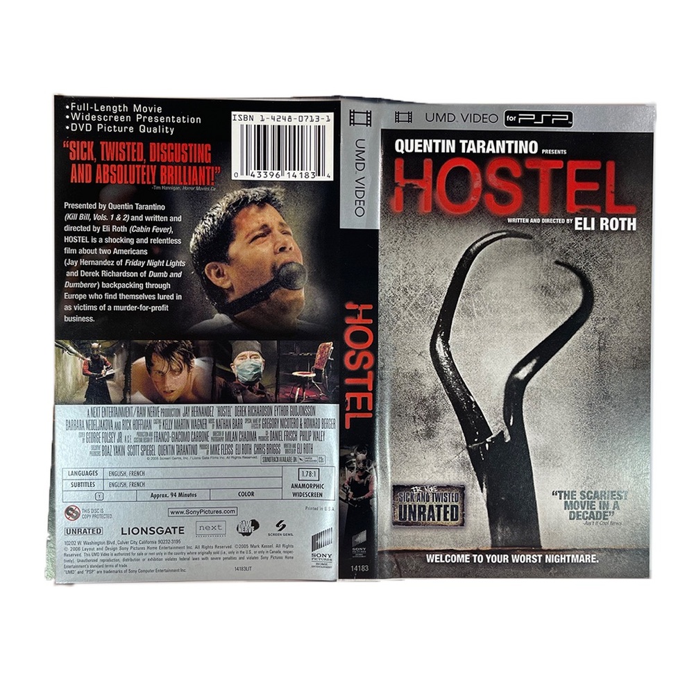 PRINT ONLY ** PSP | UMD VIDEO
 (2006) HOSTEL  RATED R **PRINT ONLY